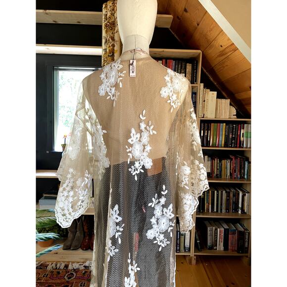 Victoria Secret Sheer Lace Jacket - Picture 4 of 7